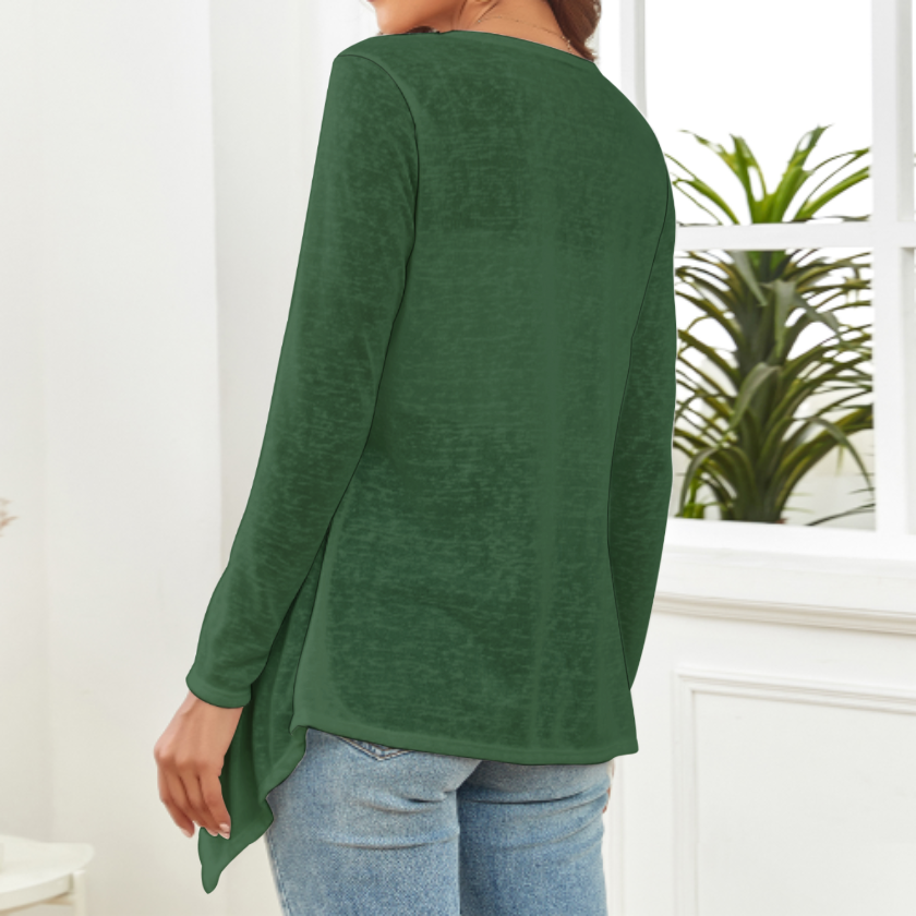 WOMEN’S DROP SHOULDER OPEN SHIRT باید که جمله جان شوی تا لایق جانان شوی