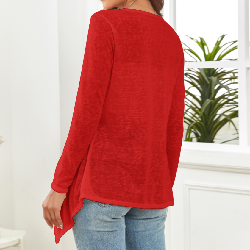 WOMEN’S DROP SHOULDER OPEN SHIRT باید که جمله جان شوی تا لایق جانان شوی