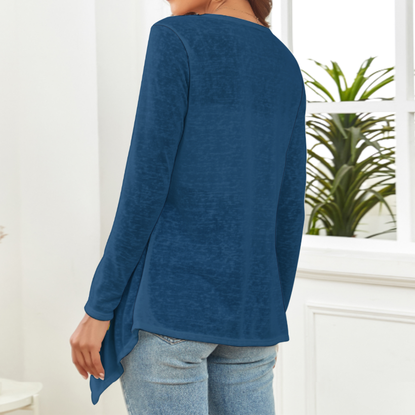 WOMEN’S DROP SHOULDER OPEN SHIRT باید که جمله جان شوی تا لایق جانان شوی