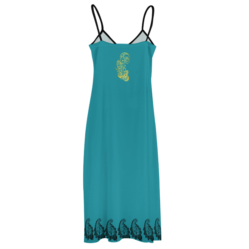 ANKLE-LENGTH SLIP DRESS BDQ