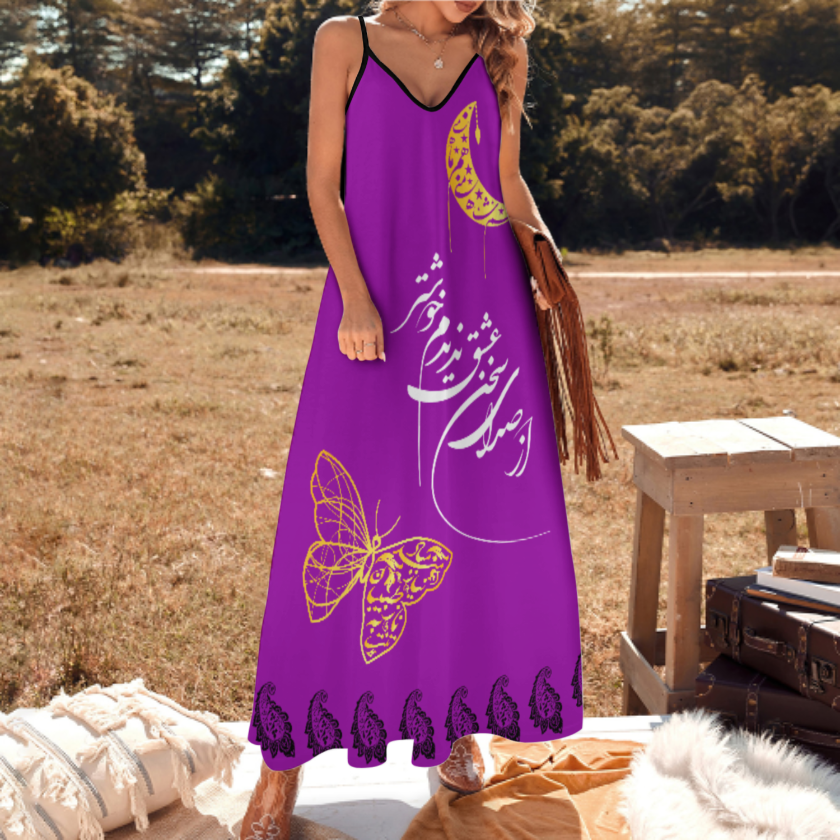 ANKLE-LENGTH SLIP DRESS BDQ