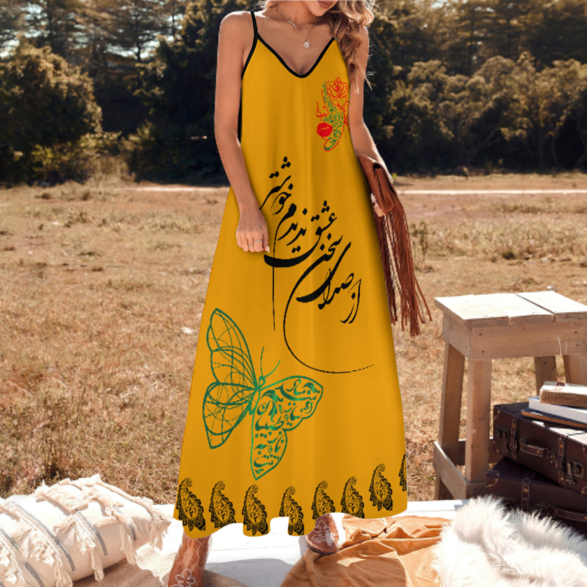 ANKLE-LENGTH SLIP DRESS BDQ