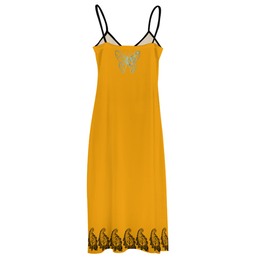 ANKLE-LENGTH SLIP DRESS BDQ