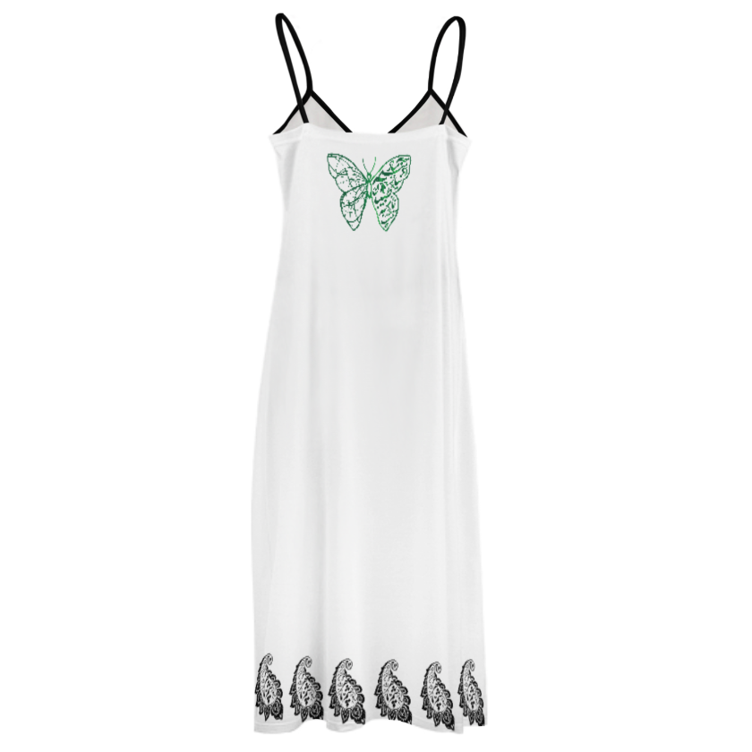 ANKLE-LENGTH SLIP DRESS BDQ