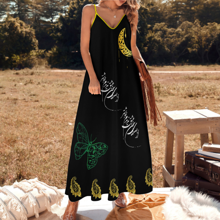 ANKLE-LENGTH SLIP DRESS BDQ