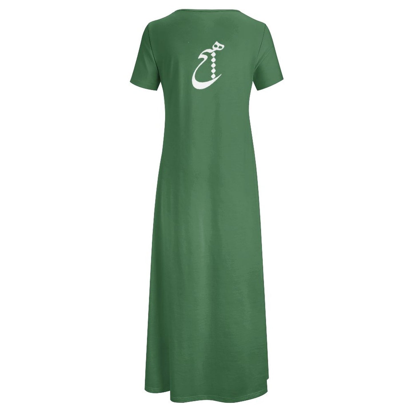 ROUND NECK SHORT SLEEVE HICH DRESS