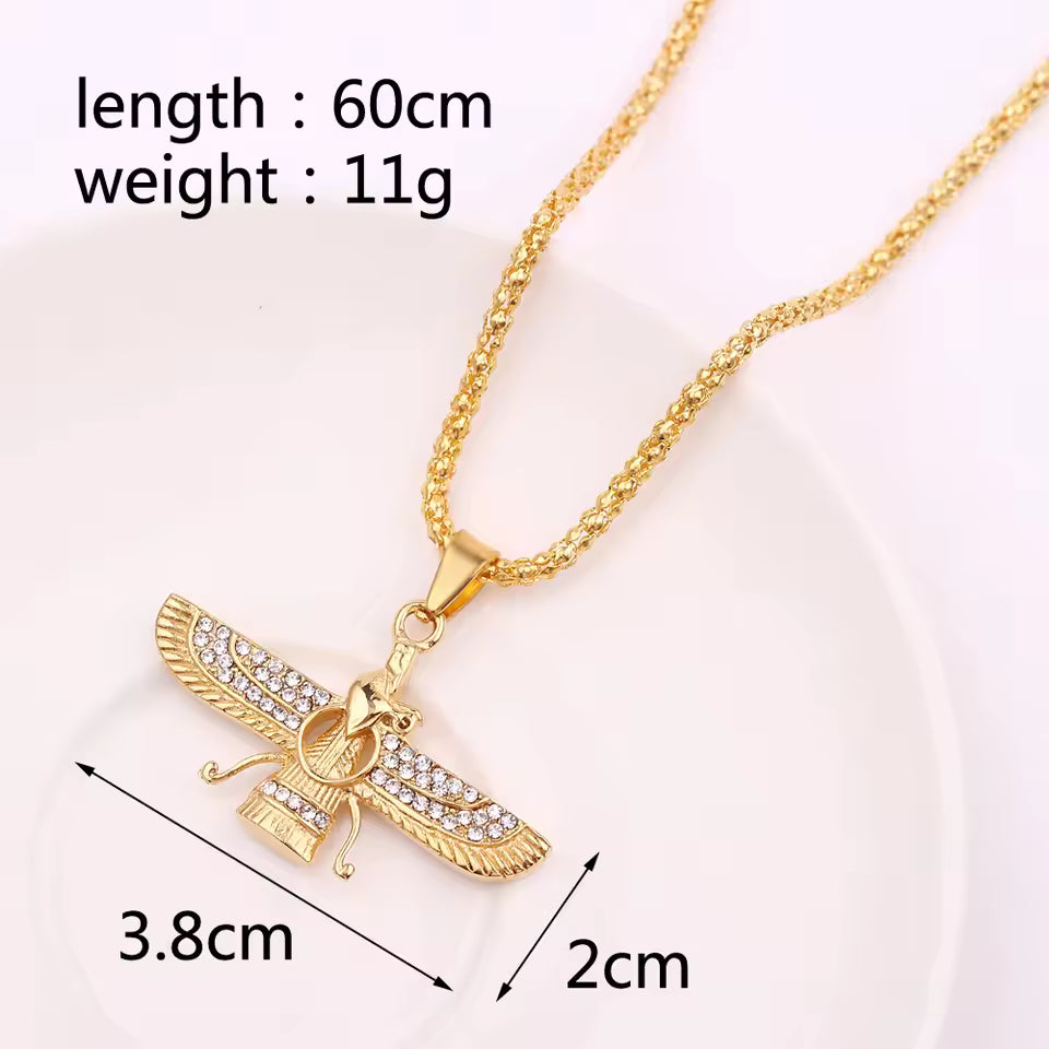 PERSIAN SYMBOL STAINLESS STEEL NECKLACE – UNISEX