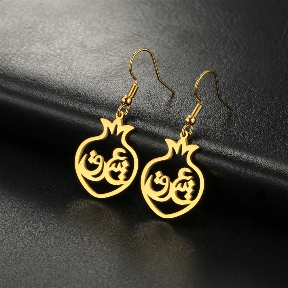 PERSIAN ESHGH POMEGRANATE "عشق" EARRINGS