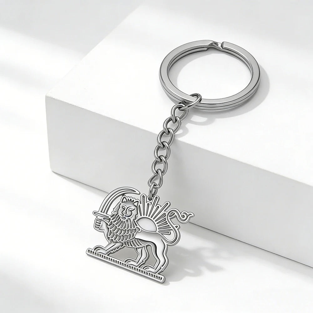 PORTE-CLÉS IRAN LION ET SOLEIL