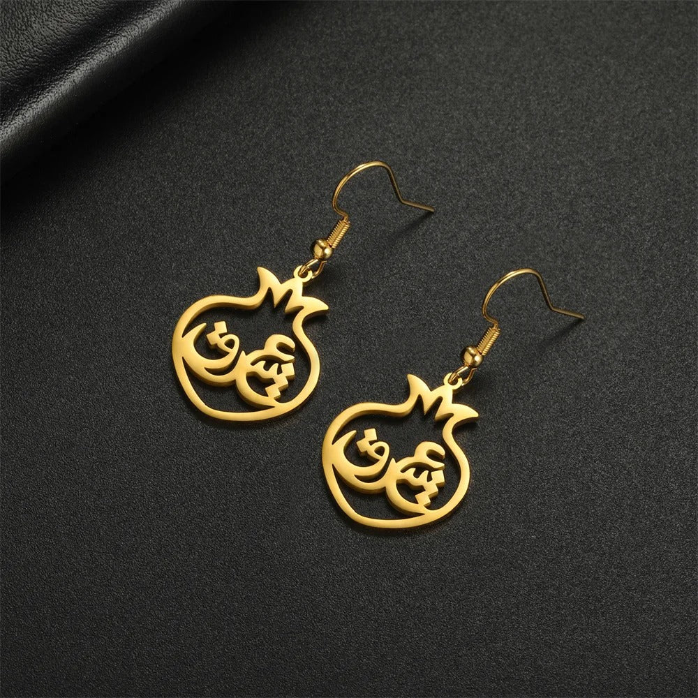 PERSIAN ESHGH POMEGRANATE "عشق" EARRINGS