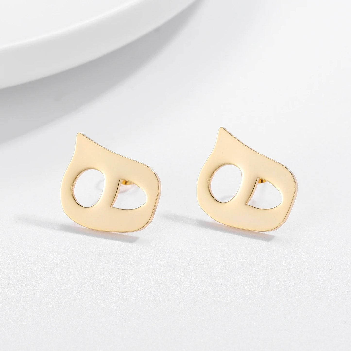 FARSI LETTER STUD EARRINGS
