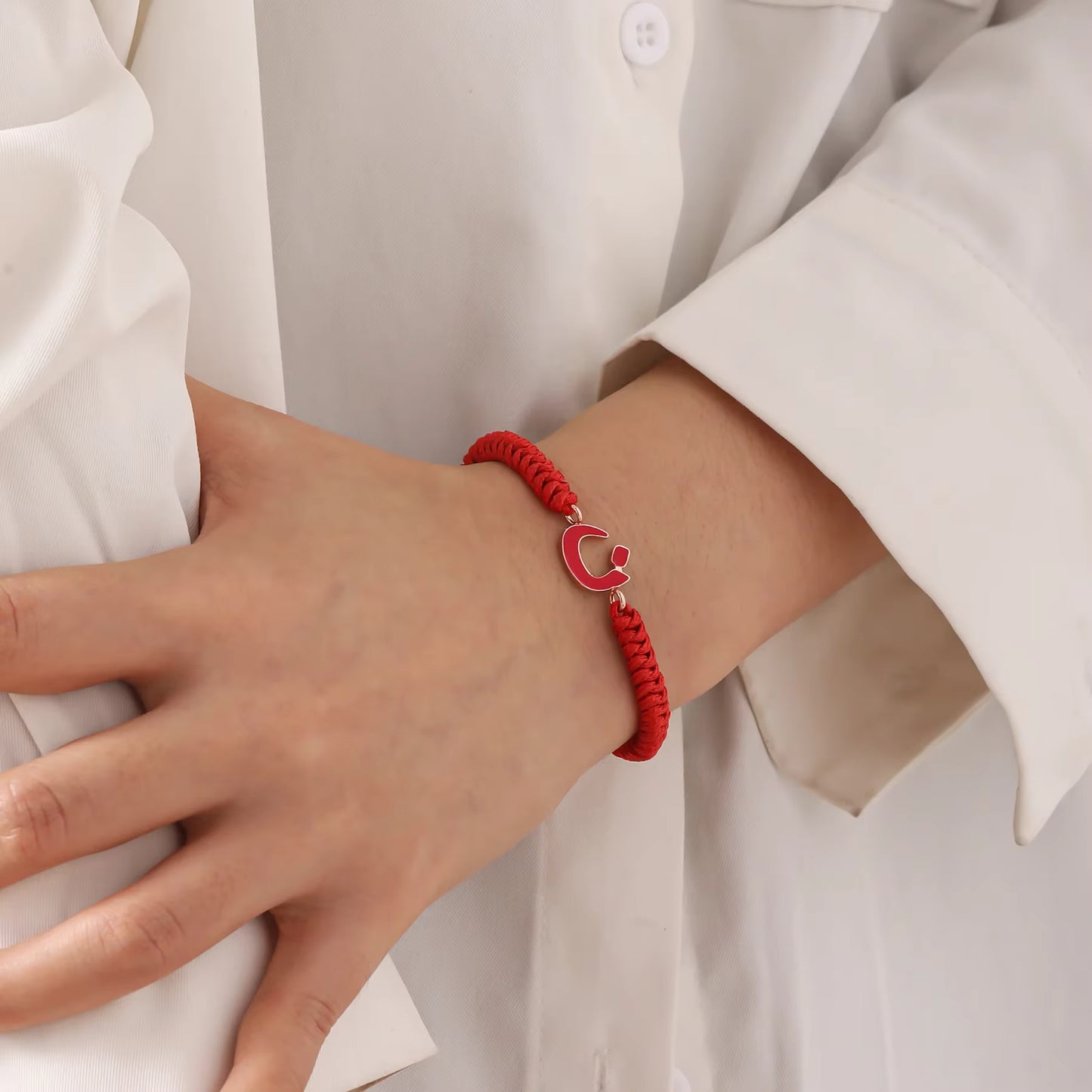 PERSONALIZED ARABIC & FARSI ENAMEL LETTER BRACELET