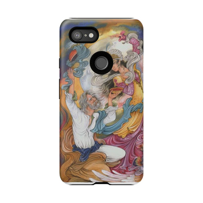 HOMAYE OWJ-E SA’ADAT – MYTHICAL PERSIAN MINIATURE ART PHONE CASE