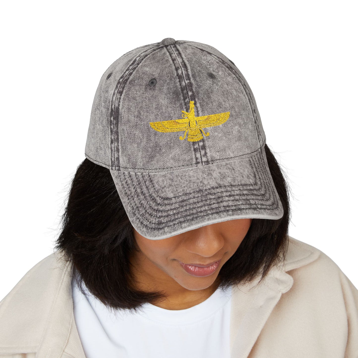 FARVAHAR FOROOHAR VINTAGE CAP (Embroidery)