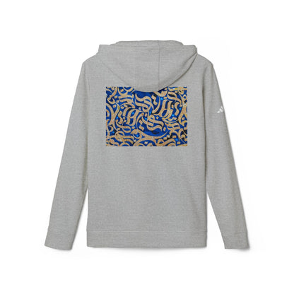 ADIDAS UNISEX FLEECE HOODIE — RUMI POETRY DESIG