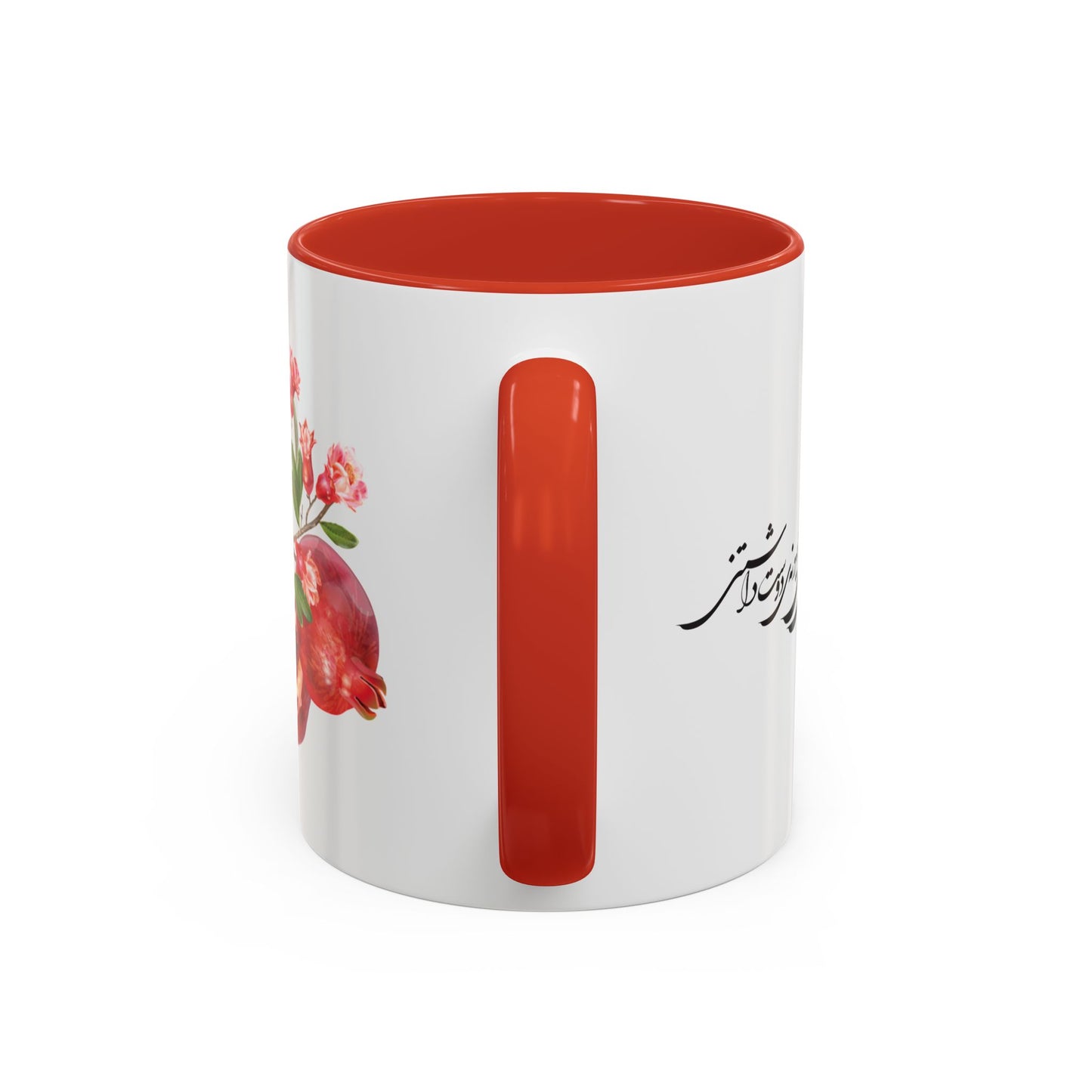 Accent Coffee Mug (11, 15oz) اخ تو شب یلدای منی دیوانه دوست داشتنی