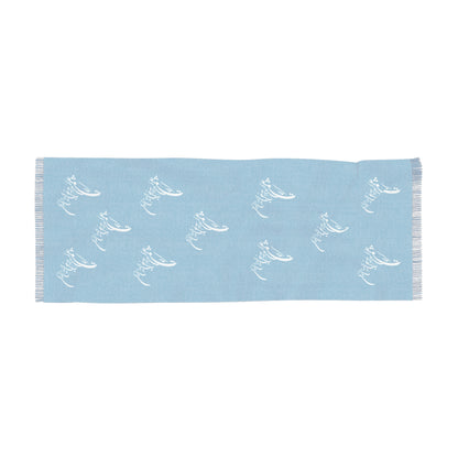 PERSIAN CALLIGRAPHY SCARF ای دوست در روضه قلب جز گل عشق مکار