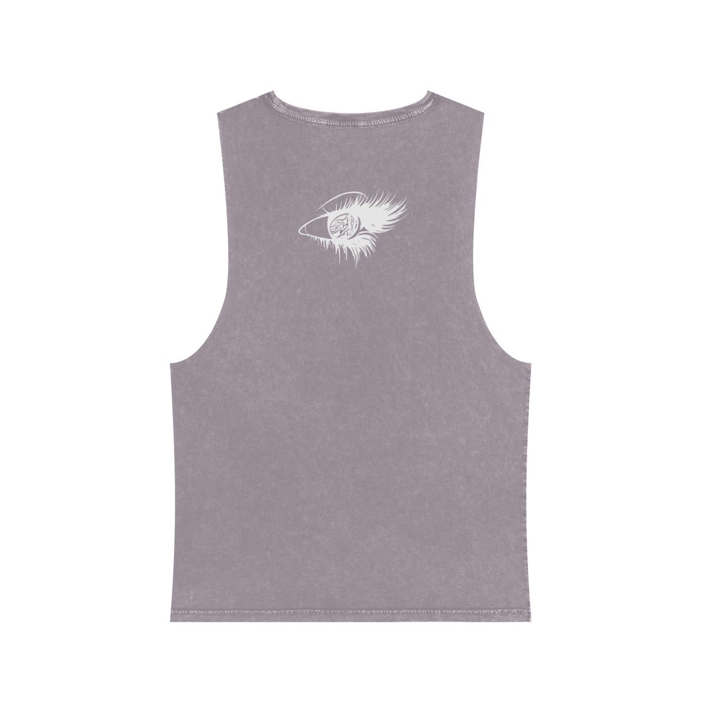 Unisex Stonewash Tank Top with Persion Tazhib