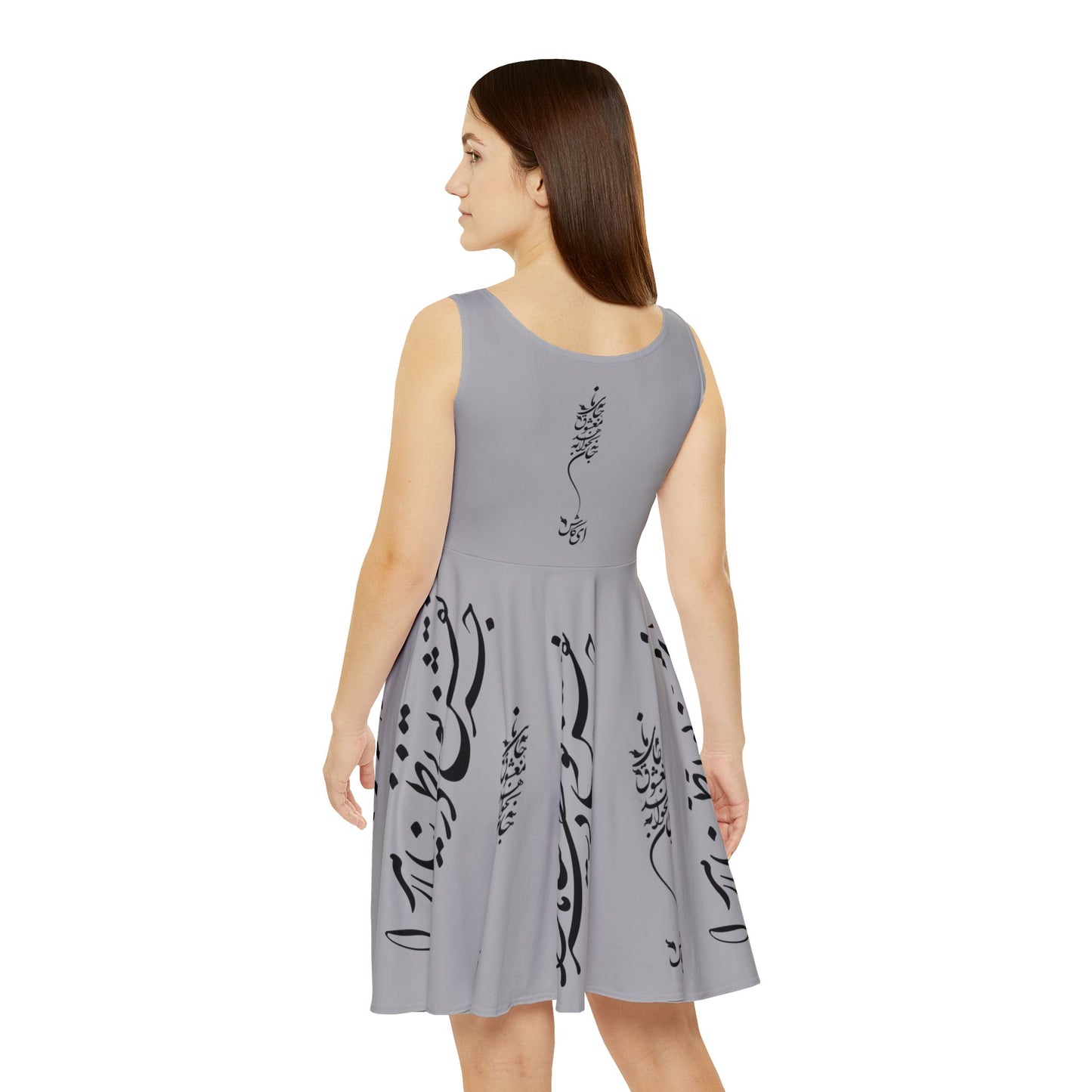 Women's Skater Dress with Persion Culture Poam