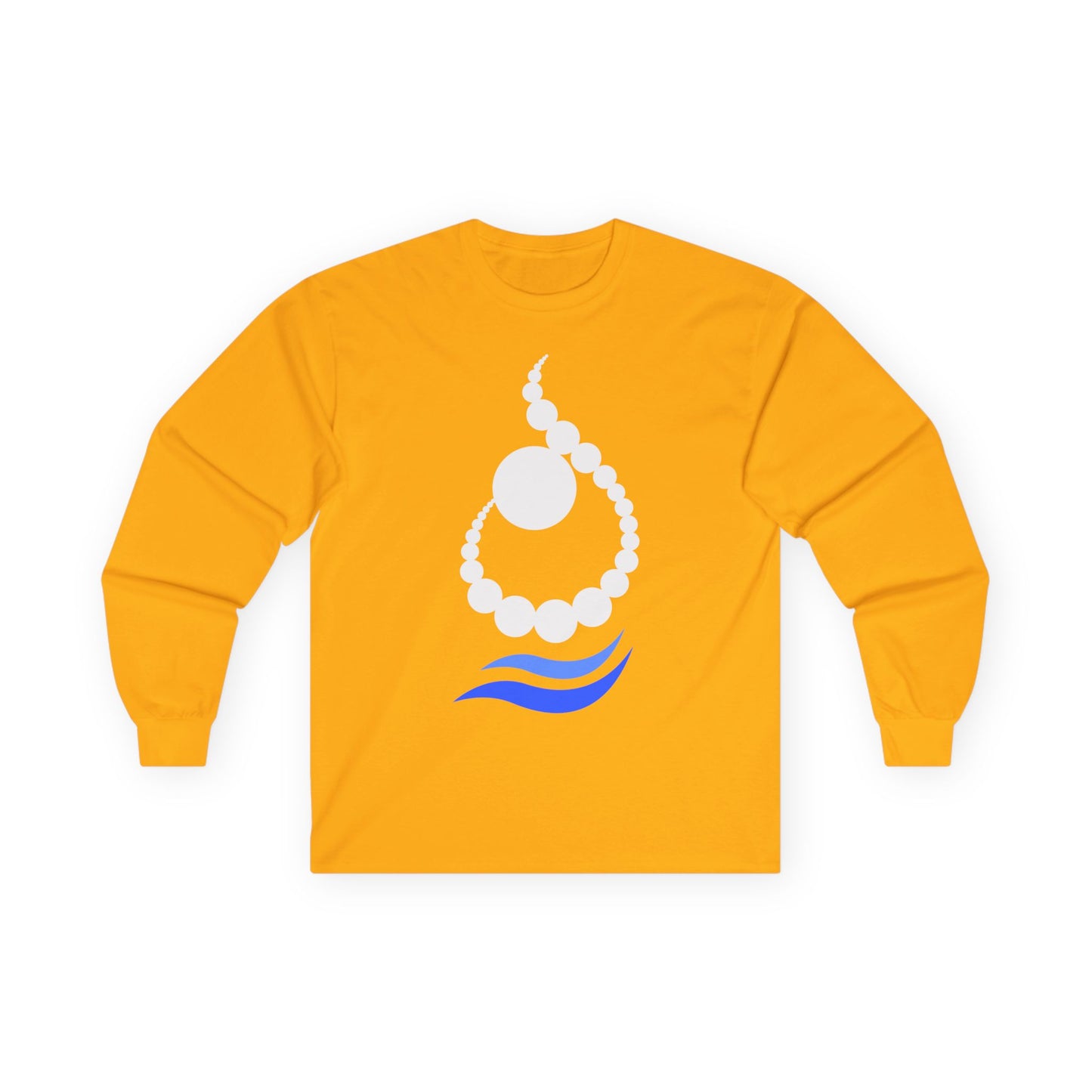RELAXED WAVE LETTER “N / ن” LONG SLEEVE TEE