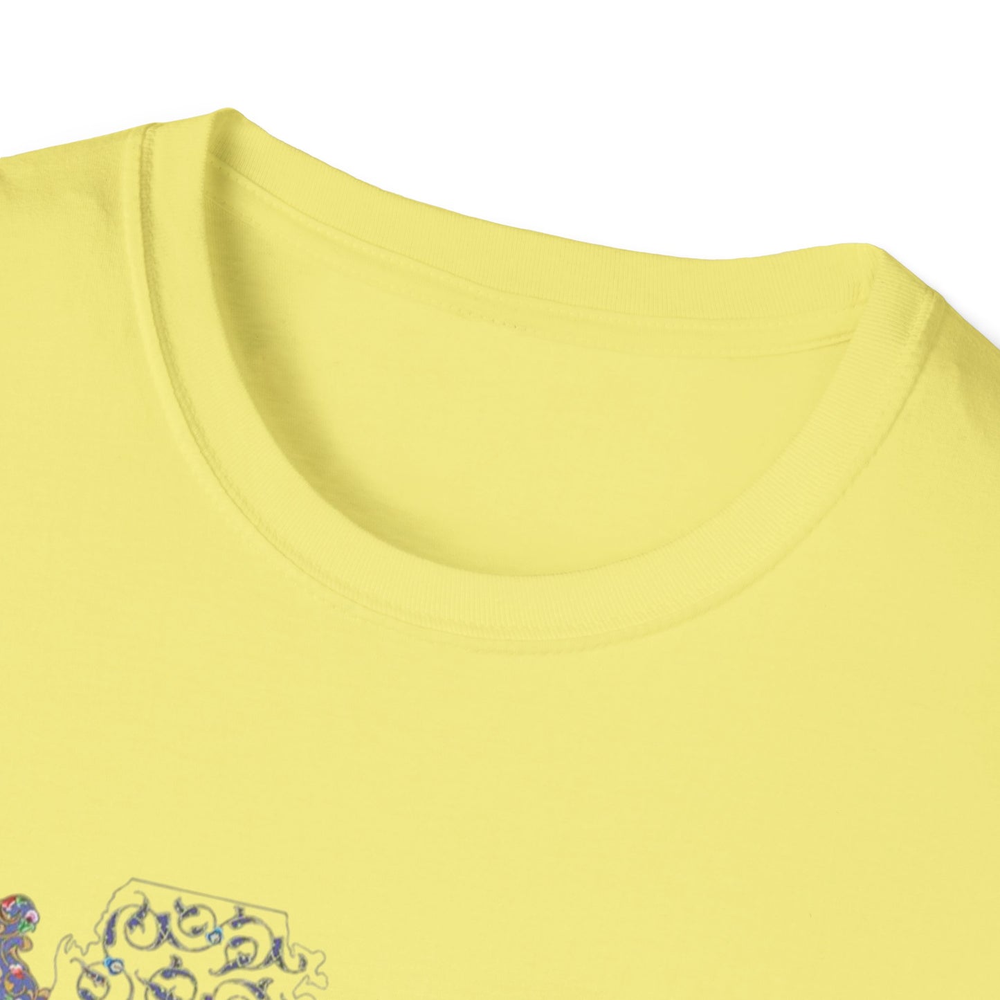 UNISEX IRAN MAP T-SHIRT WITH TAZHIB