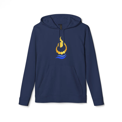 ADIDAS UNISEX FLEECE HOODIE | ن ALPHABET N EMBLEM