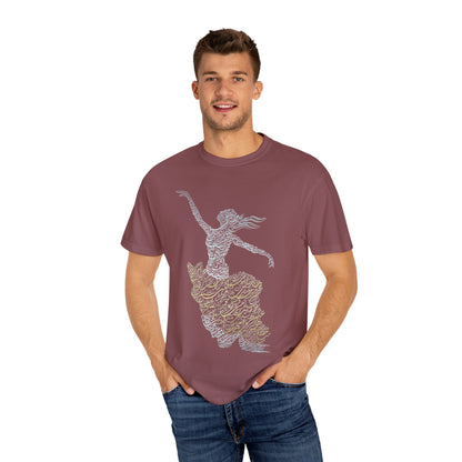 PERSIAN IRAN MAP WOMEN CALLIGRAPHY T-SHIRT