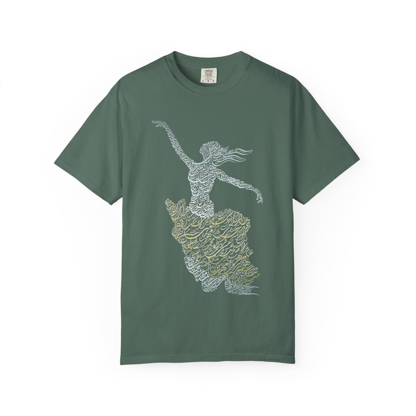 T-SHIRT CALLIGRAPHIE FEMME CARTE IRAN PERSE