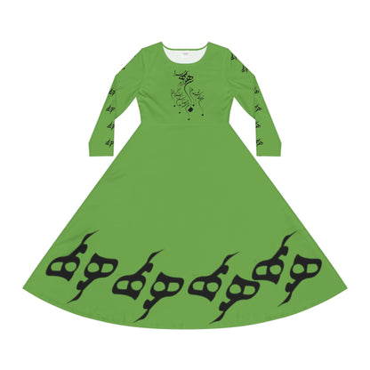 PERSIAN CALLIGRAPHY HOO DANCE DRESS