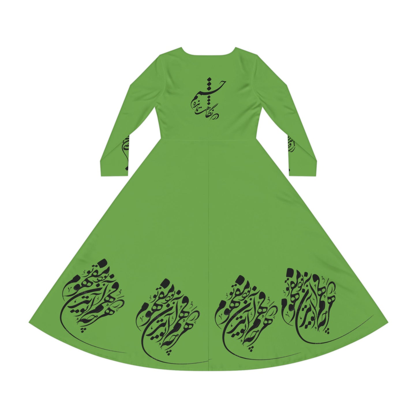 PERSIAN CALLIGRAPHY DANCE DRESS