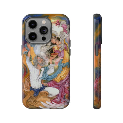 HOMAYE OWJ-E SA’ADAT – MYTHICAL PERSIAN MINIATURE ART PHONE CASE