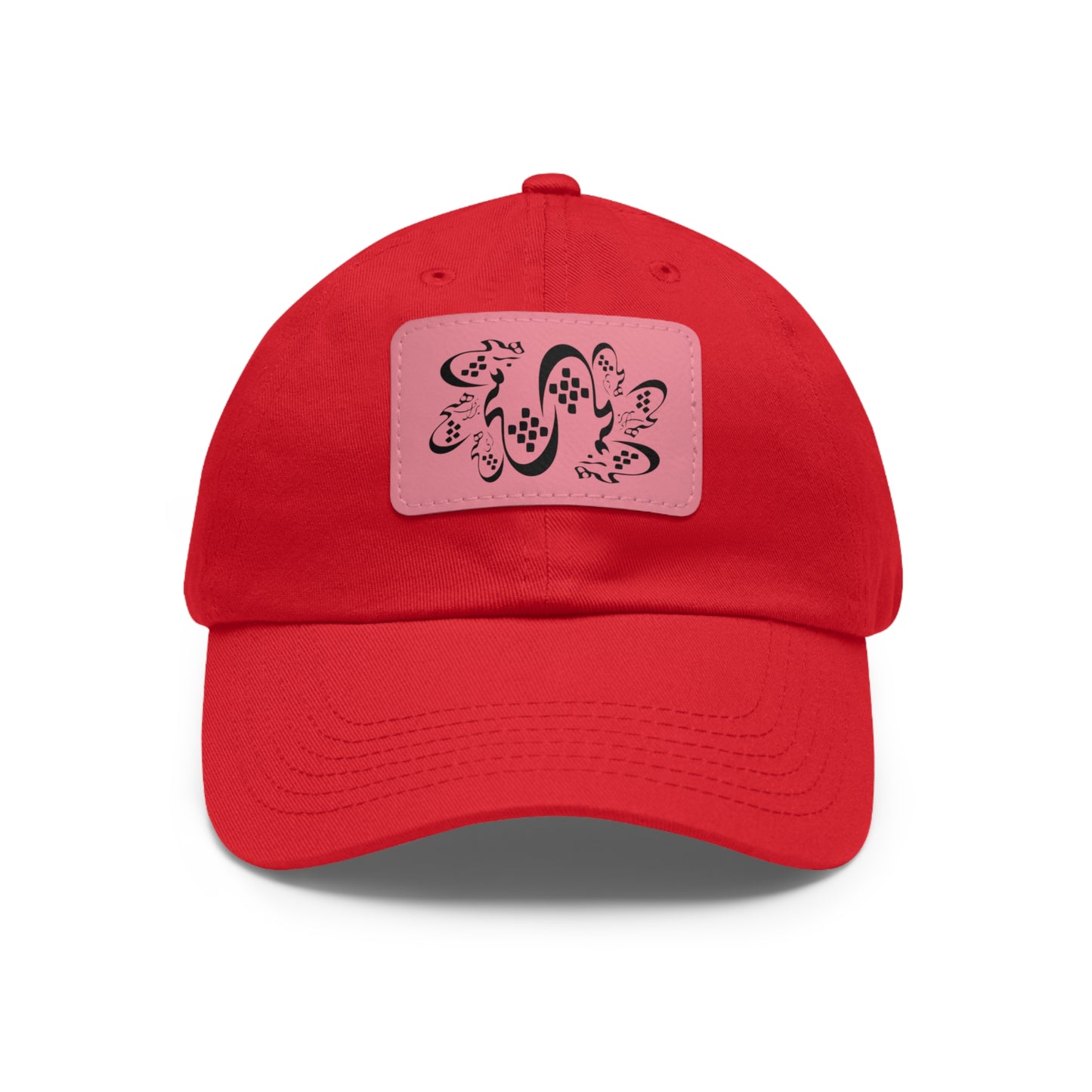 Persion Calligraphy Dad Hat with Leather Patch هیچ