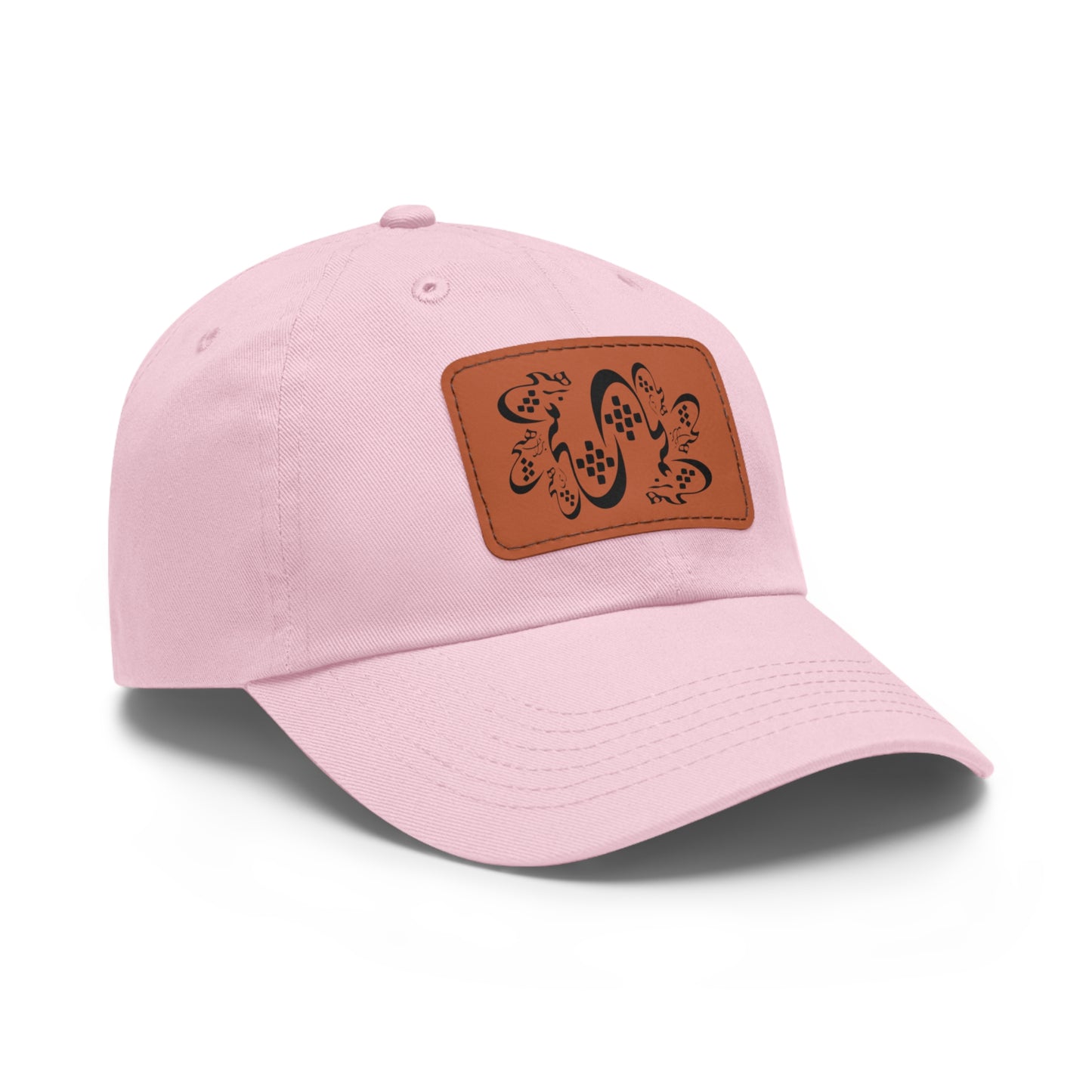 Persion Calligraphy Dad Hat with Leather Patch هیچ