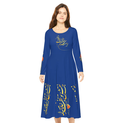 PERSIAN CALLIGRAPHY DANCE DRESSt