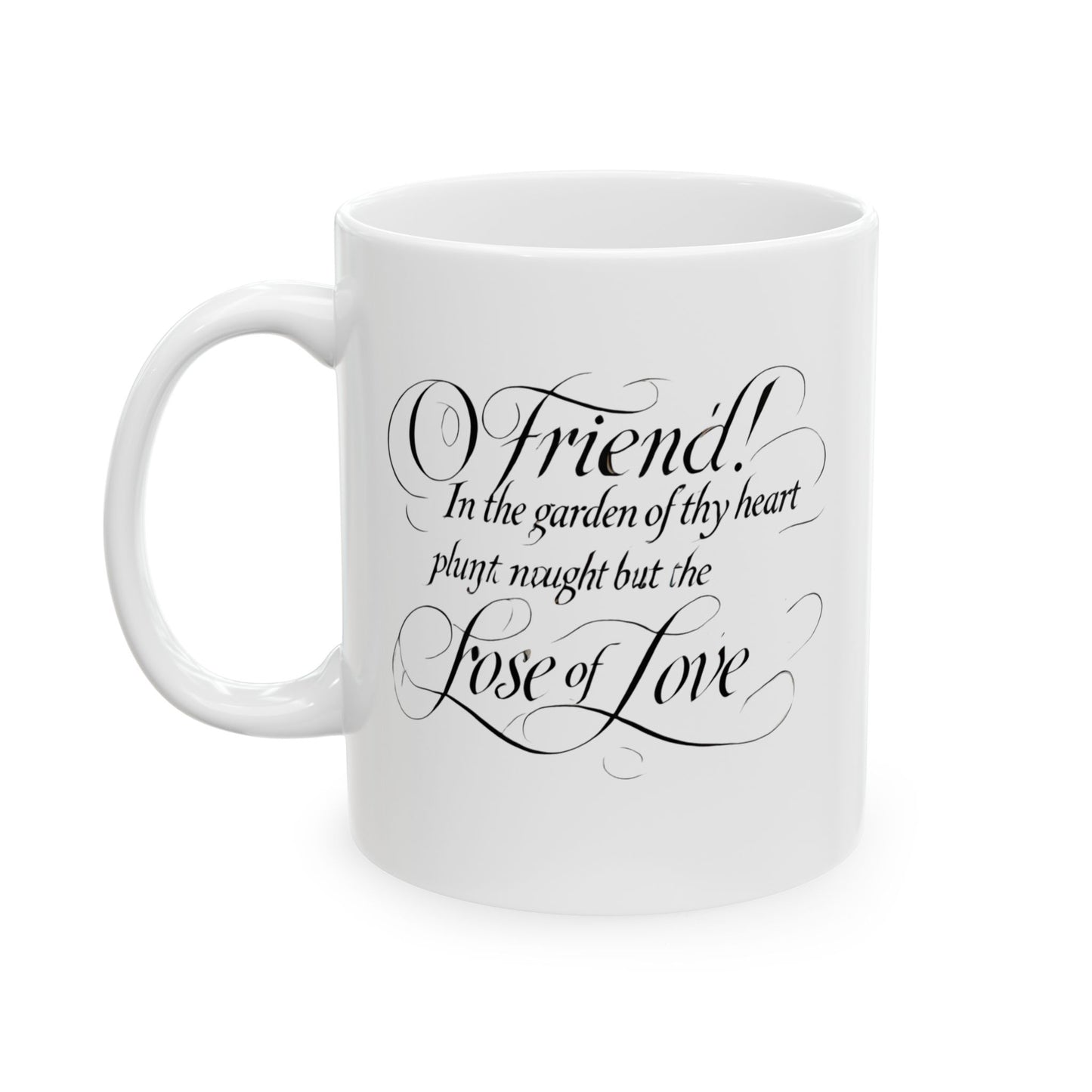 Custom Ceramic Mug (11oz, 15oz) - Personalized Coffee Cup with Vivid Colors - BPA and Lead-free, in farsi and English