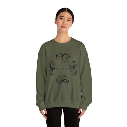 UNISEX FARSI CALLIGRAPHY HEART SWEATSHIRT: 'MAL MANI' BY MOEIN
