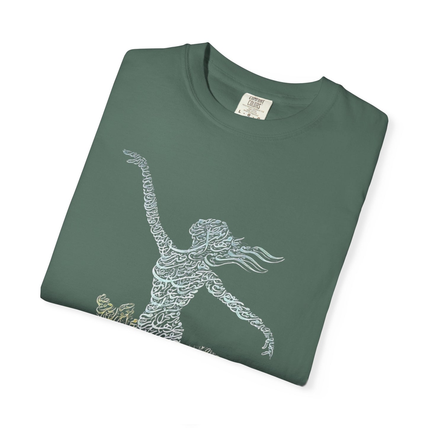 T-SHIRT CALLIGRAPHIE FEMME CARTE IRAN PERSE