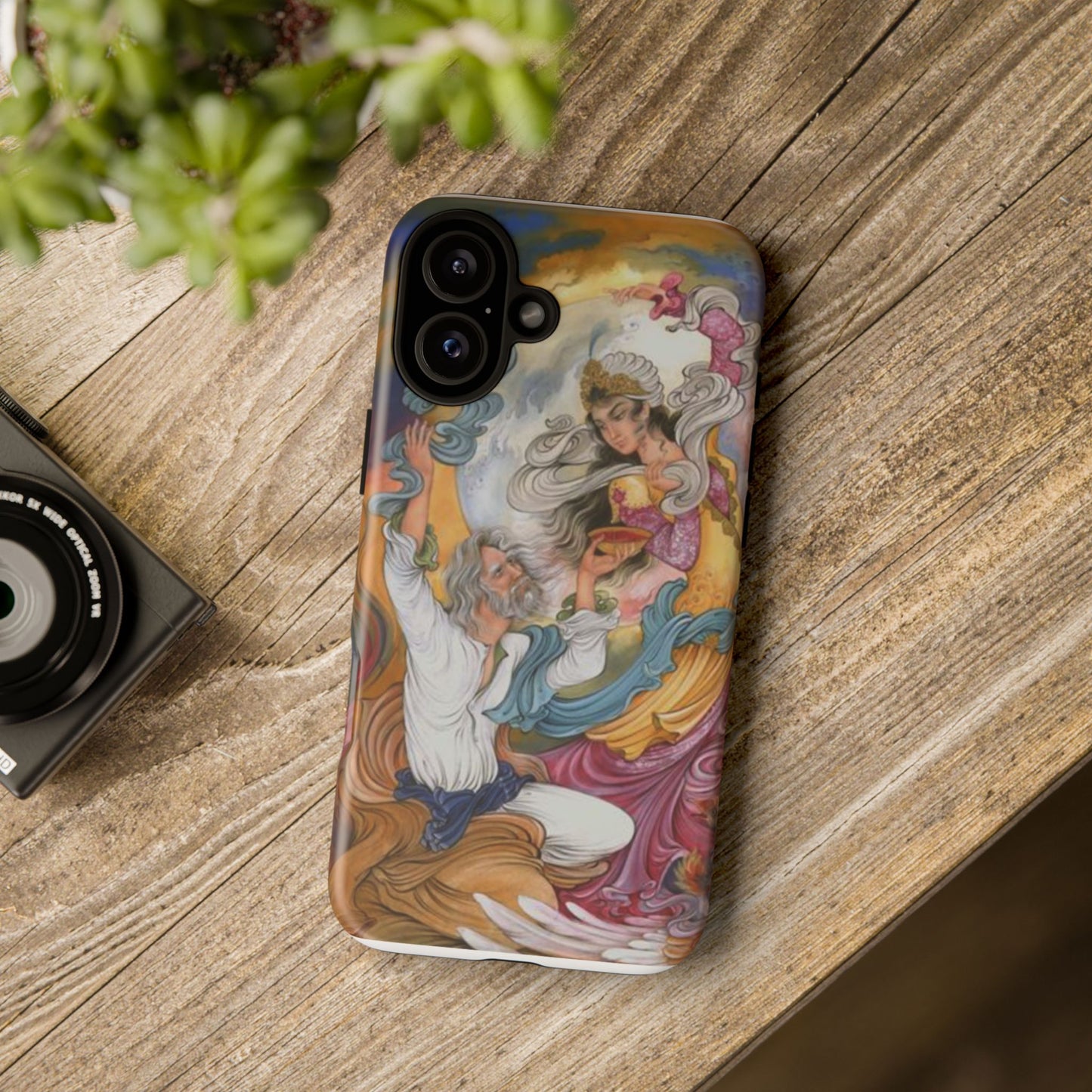 HOMAYE OWJ-E SA’ADAT – MYTHICAL PERSIAN MINIATURE ART PHONE CASE