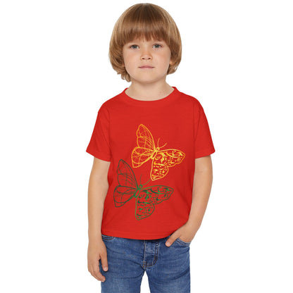 BUTTERFLY PRINT TODDLER T-SHIRT تنت به ناز طبیبان نیازمند مباد"