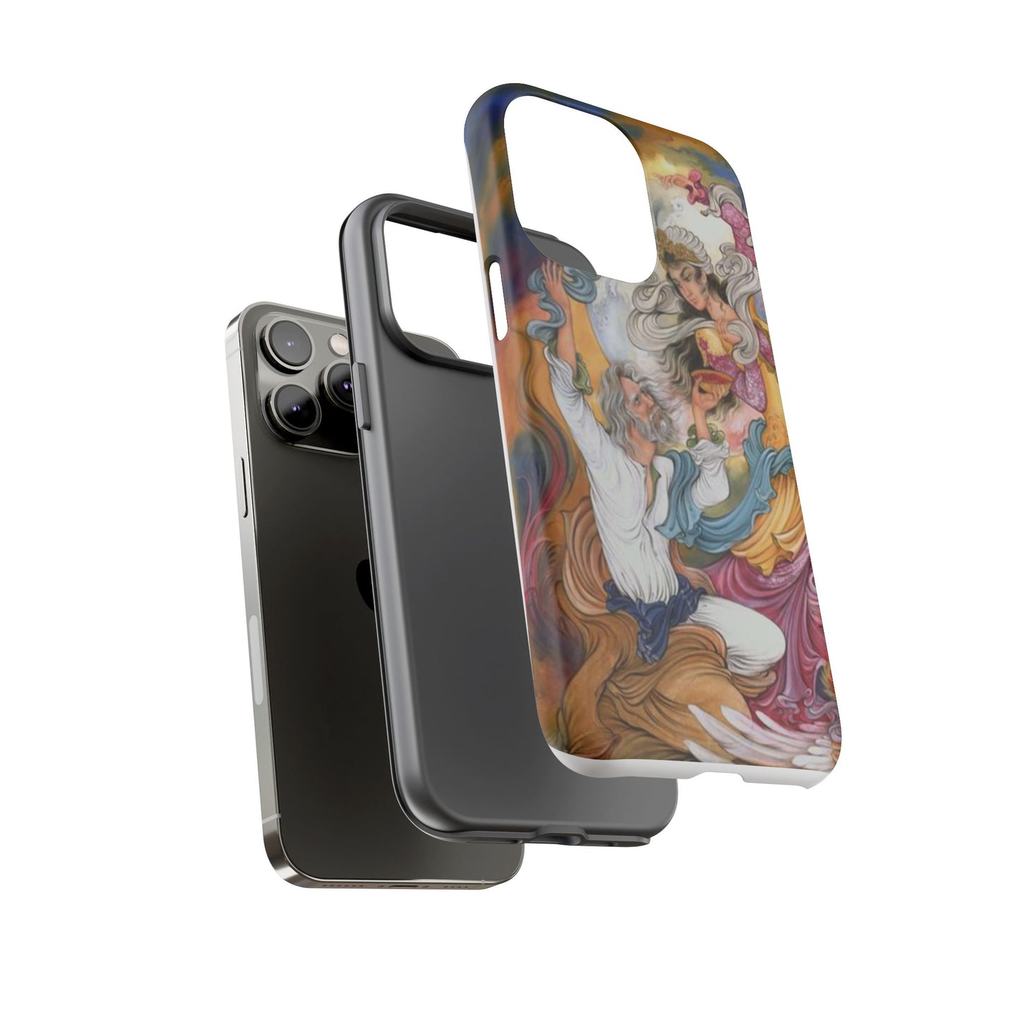 HOMAYE OWJ-E SA’ADAT – MYTHICAL PERSIAN MINIATURE ART PHONE CASE