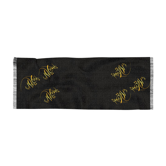PERSIAN CALLIGRAPHY SCARF  "از صدار سخن عشق نشنیدم خوشتر"