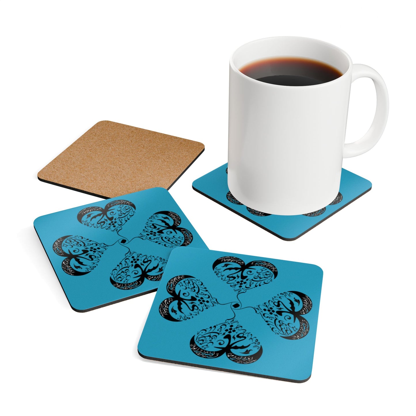 Corkwood Coaster Set قدر نوشیدن یک چای بمانی کافیست