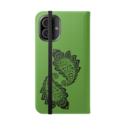 IPHONE, SAMSUNG TOUGH PHONE CASE « هرگز نمیرد آن که دلش زنده شد به عشق » با طرح اسلیمی بته جقه شاعر: حضرت حافظ