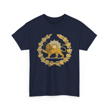 T-SHIRT VINTAGE LION PERSAN ET SOLEIL – SYMBOLE IRANIEN