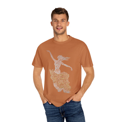 PERSIAN IRAN MAP WOMEN CALLIGRAPHY T-SHIRT