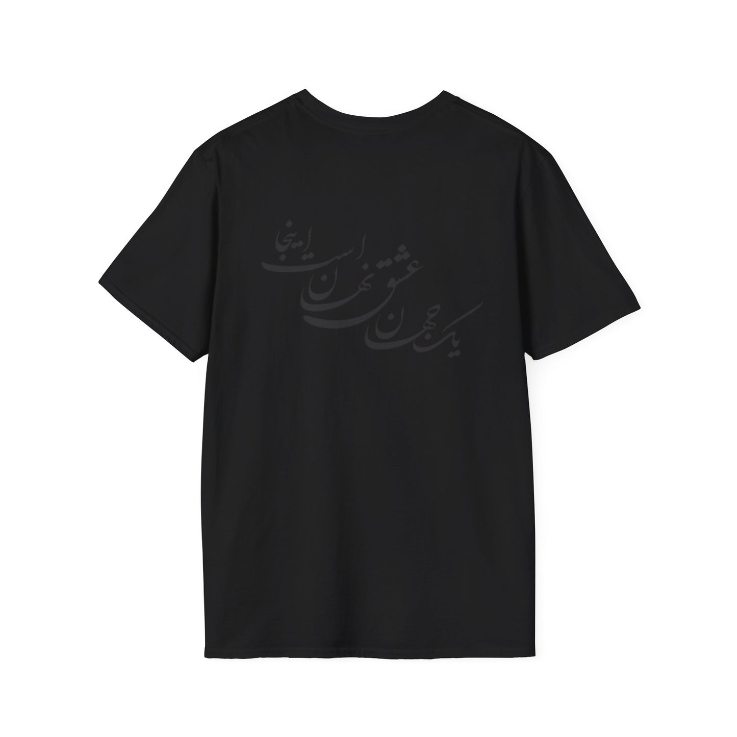 T-SHIRT SOFTSTYLE UNISEXE | CARTE DE L'IRAN "Le monde est un corps et l'Iran en est le cœur"