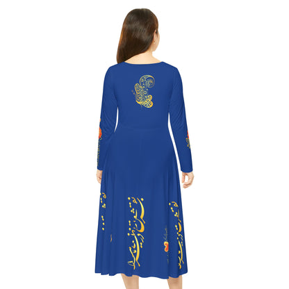 PERSIAN CALLIGRAPHY DANCE DRESSt