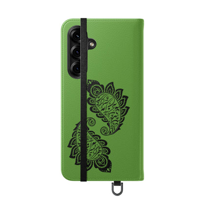 IPHONE, SAMSUNG TOUGH PHONE CASE « هرگز نمیرد آن که دلش زنده شد به عشق » با طرح اسلیمی بته جقه شاعر: حضرت حافظ