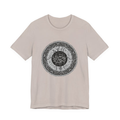 PERSIAN CALLIGRAPHY T-SHIRT | SAADI POETRY بنی آدم اعضای یکدیگرند