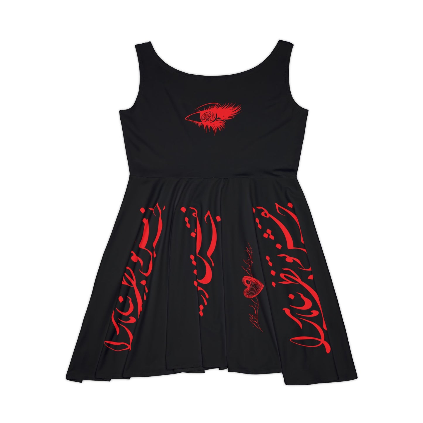 Women's Skater Dress with Persion Culture Poam